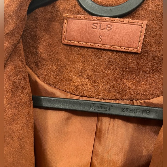 SL8 Elegant Women's suede Jacket - Picture 3 of 9